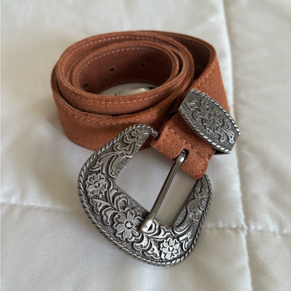 Free People Black Rock Western Belt